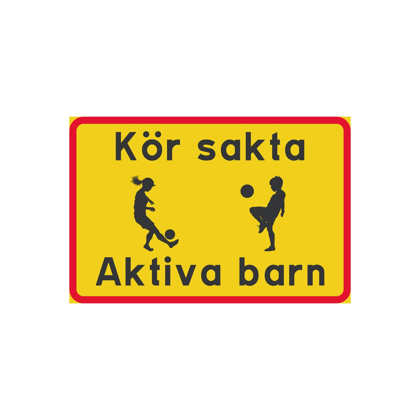 Lekande Barn skyltkit