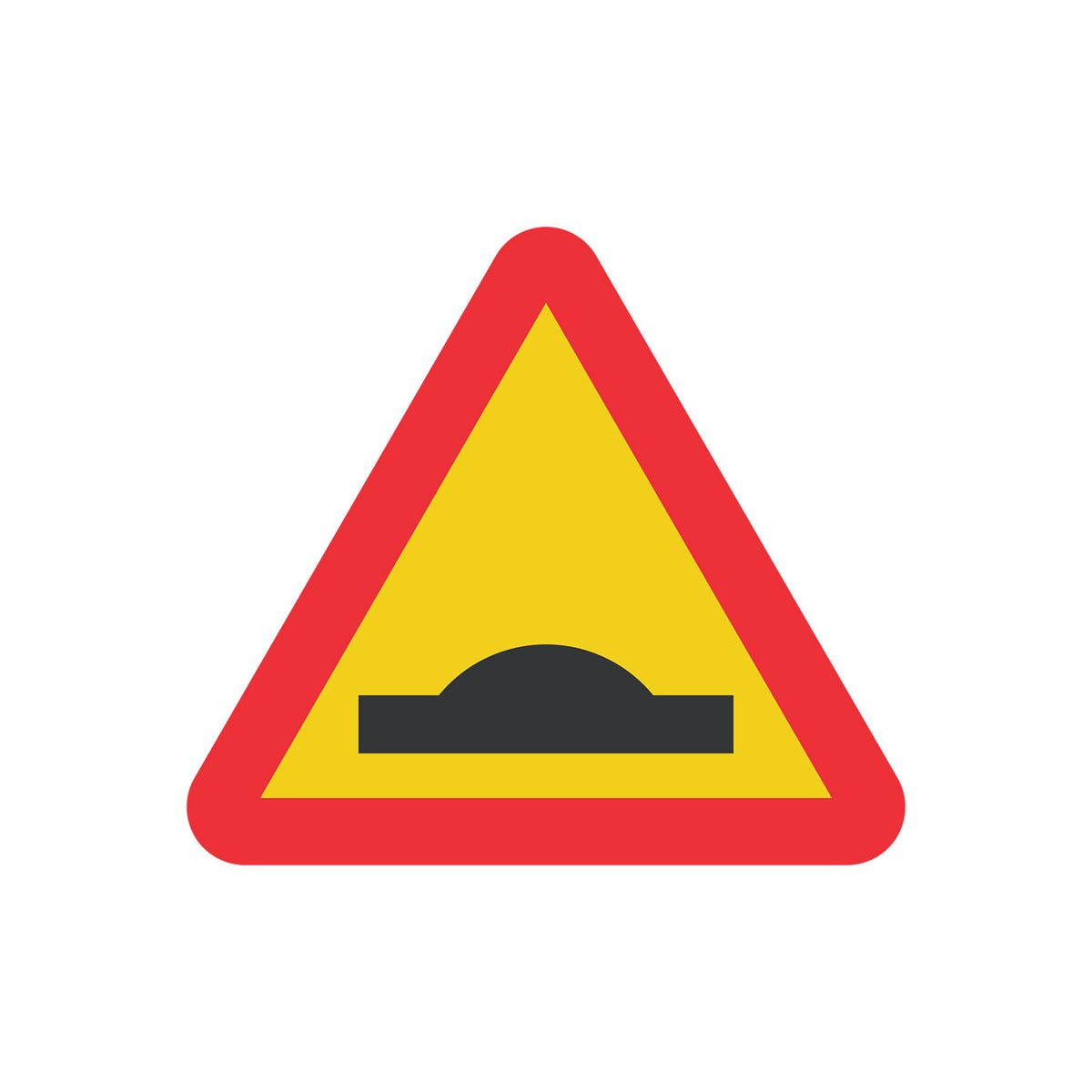 A9 Varning för farthinder, uppåt