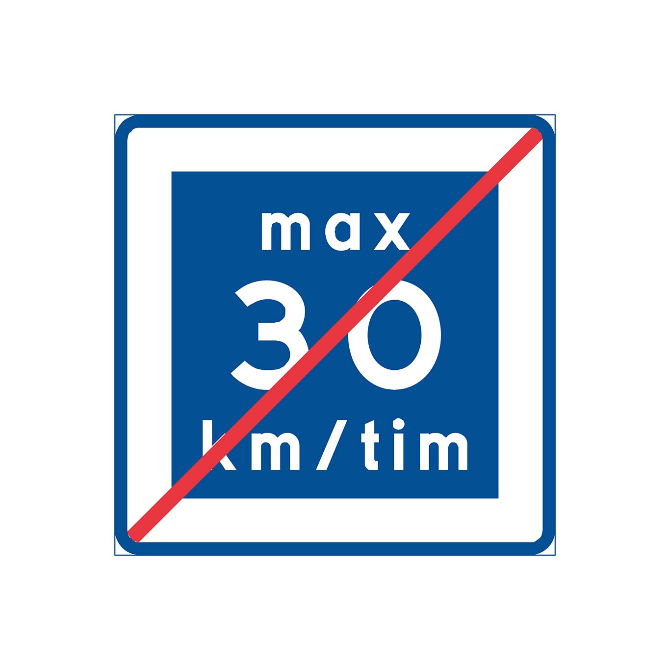 Plvm E12-3 Rek lägre hastighet upphör K3 N