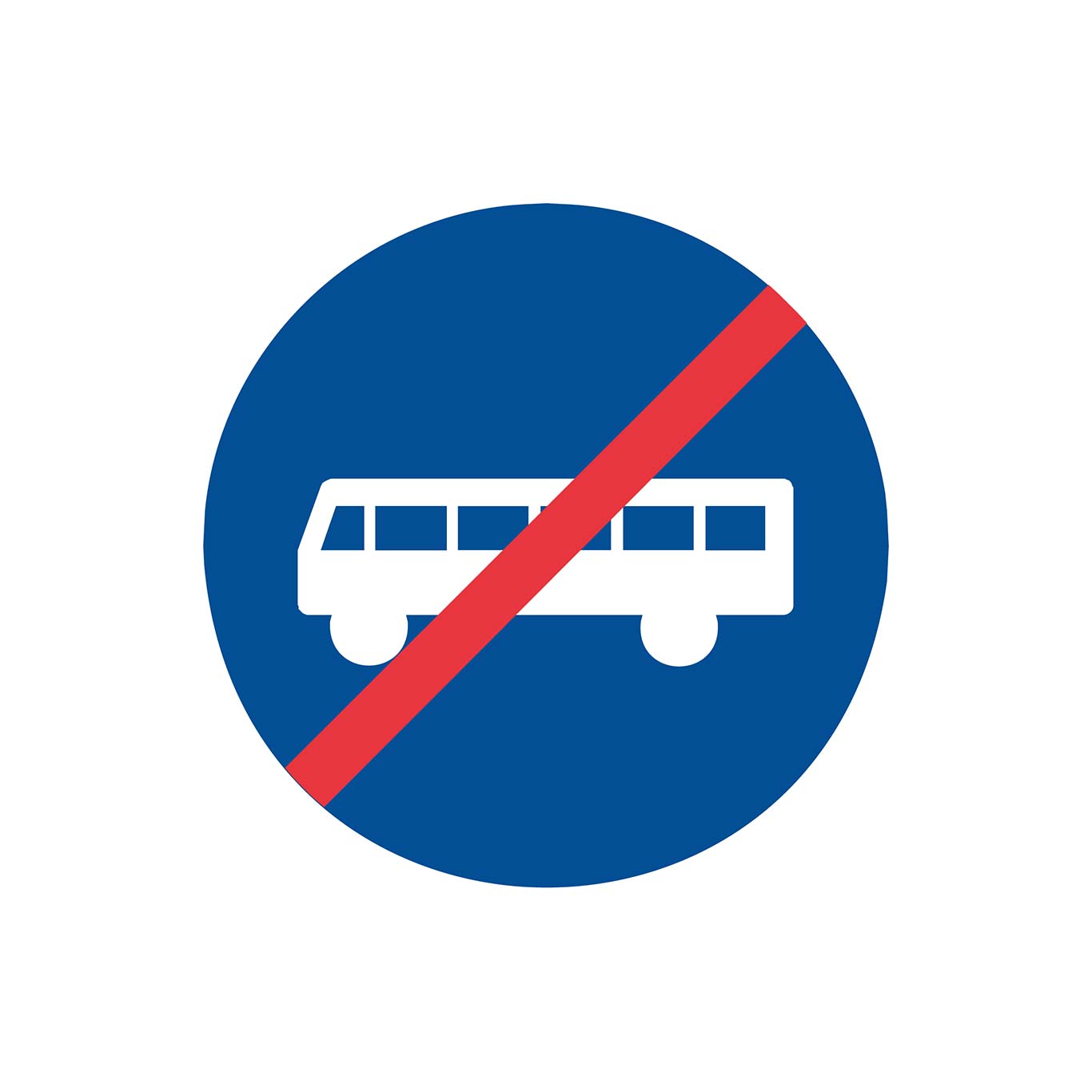 Slut påbjuden bana, körfält, väg, led