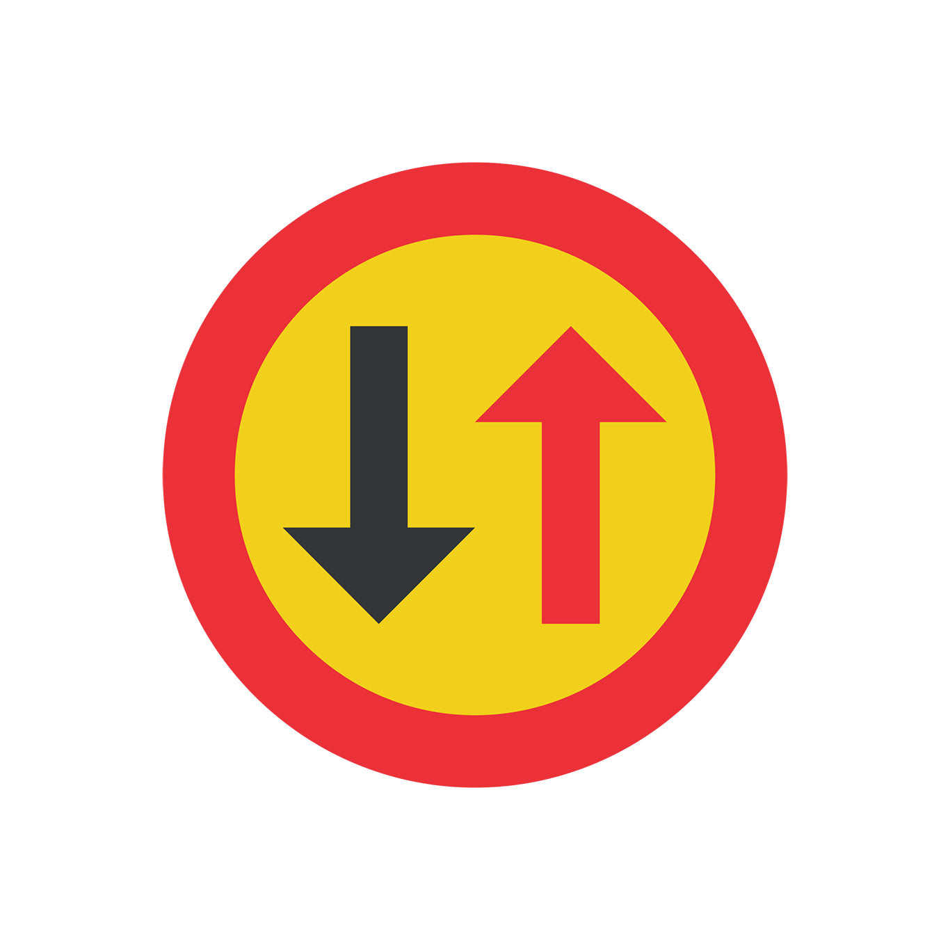 Väjningsplikt mötande trafik