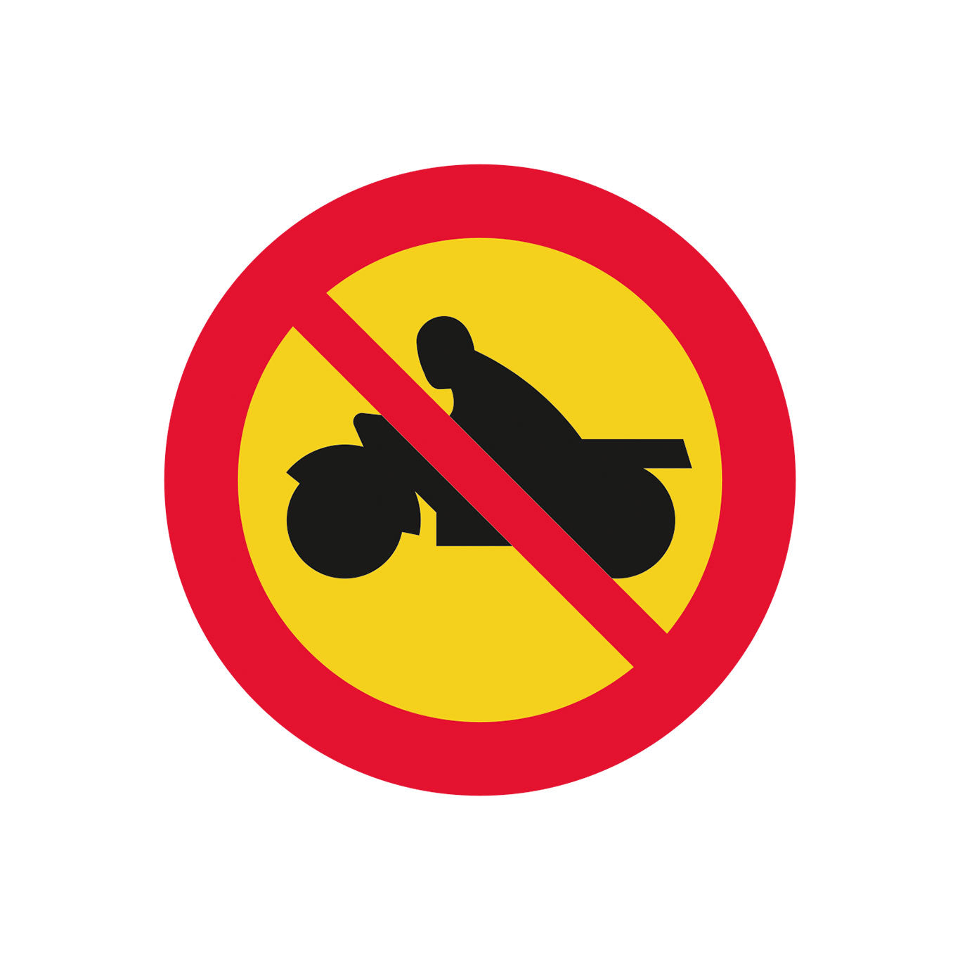 C5 Förbud, motorcykel & moped