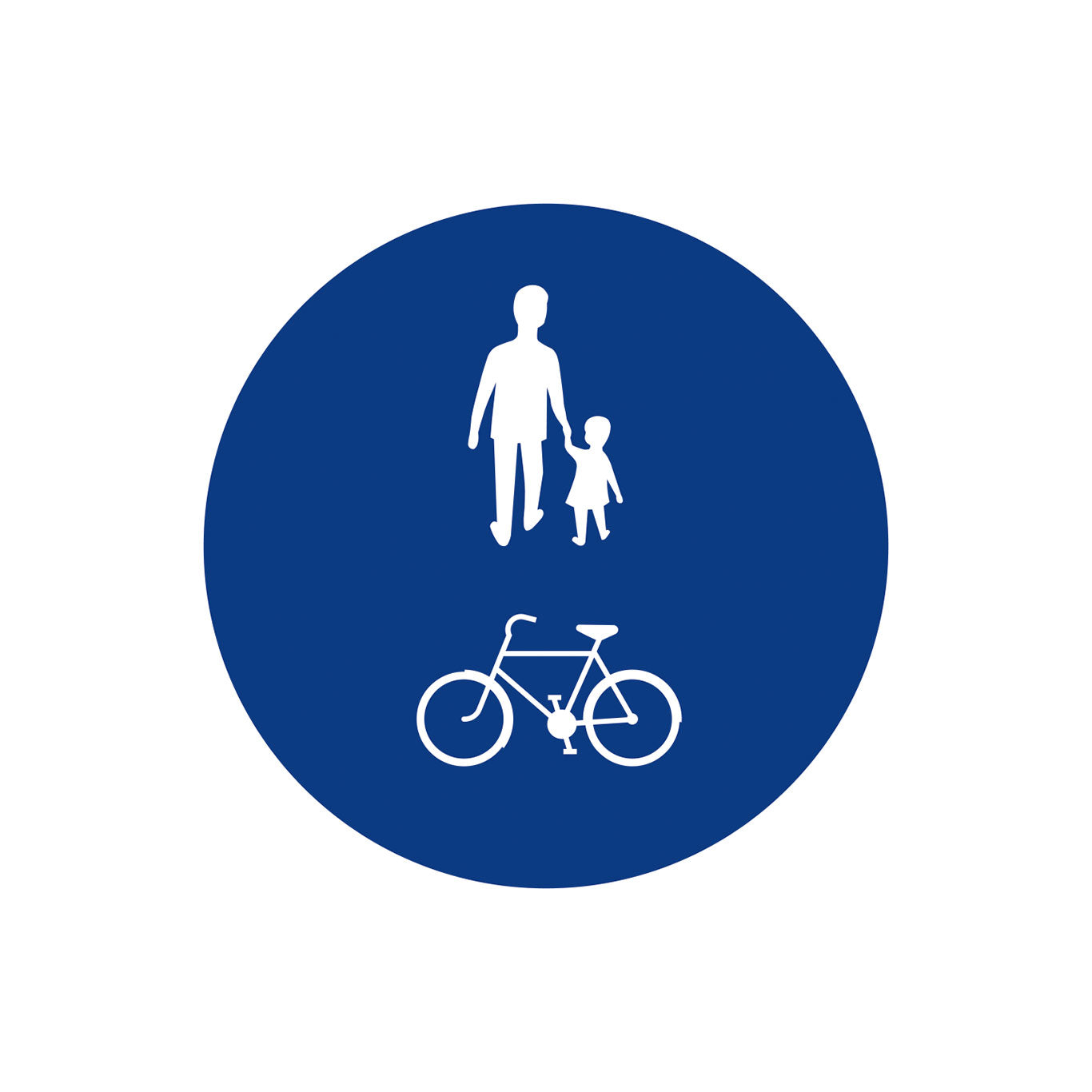 Plvm D6 Påbjuden gång- och cykelbana K3 N