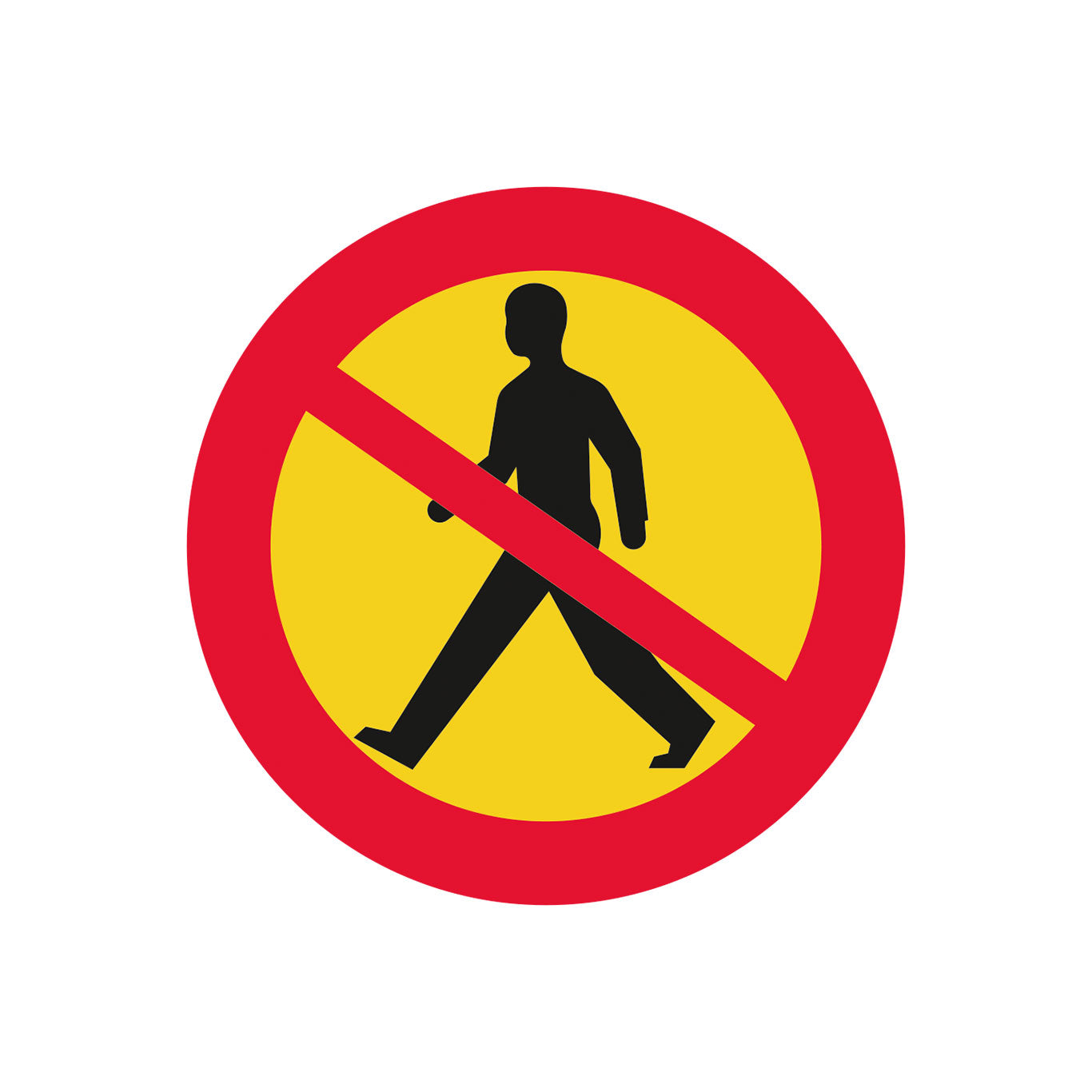 Plvm C15 Förbud mot gångtrafik K3 N