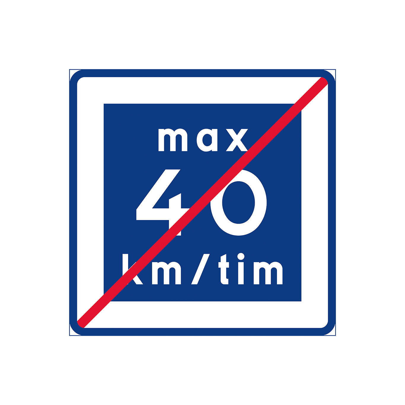 Plvm E12-4 Rek lägre hastighet upphör K3 N