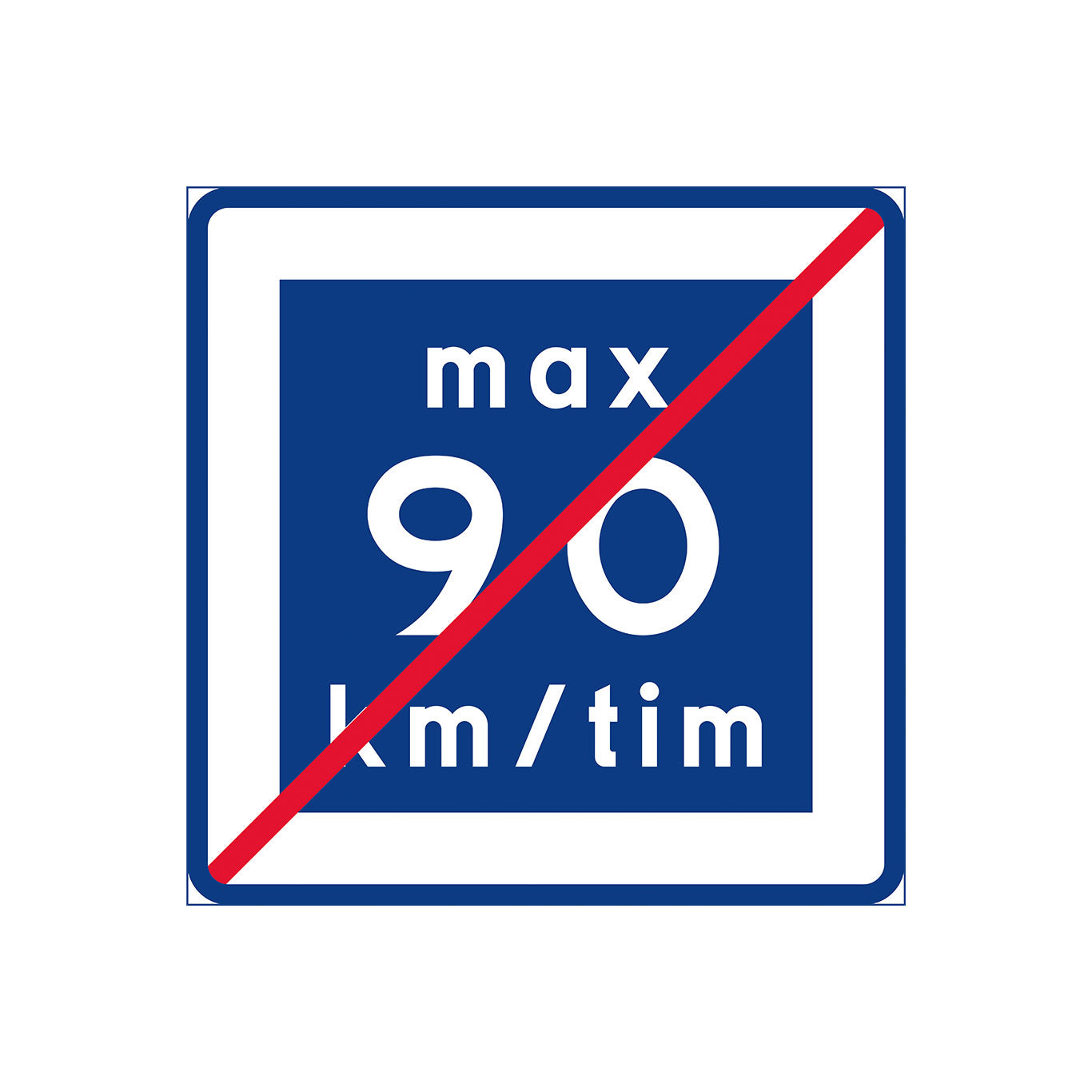 Plvm E12-9 Rek lägre hastighet upphör K3 N