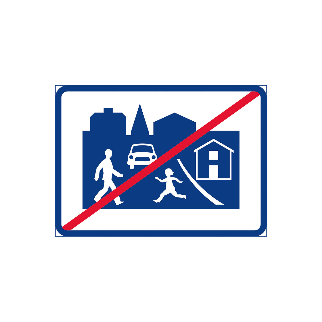 Gångfartsområde upphör