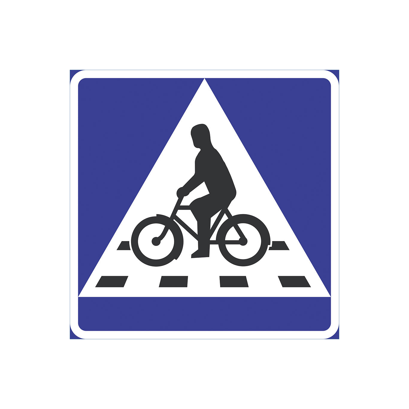 Cykelöverfart dubbelsidig