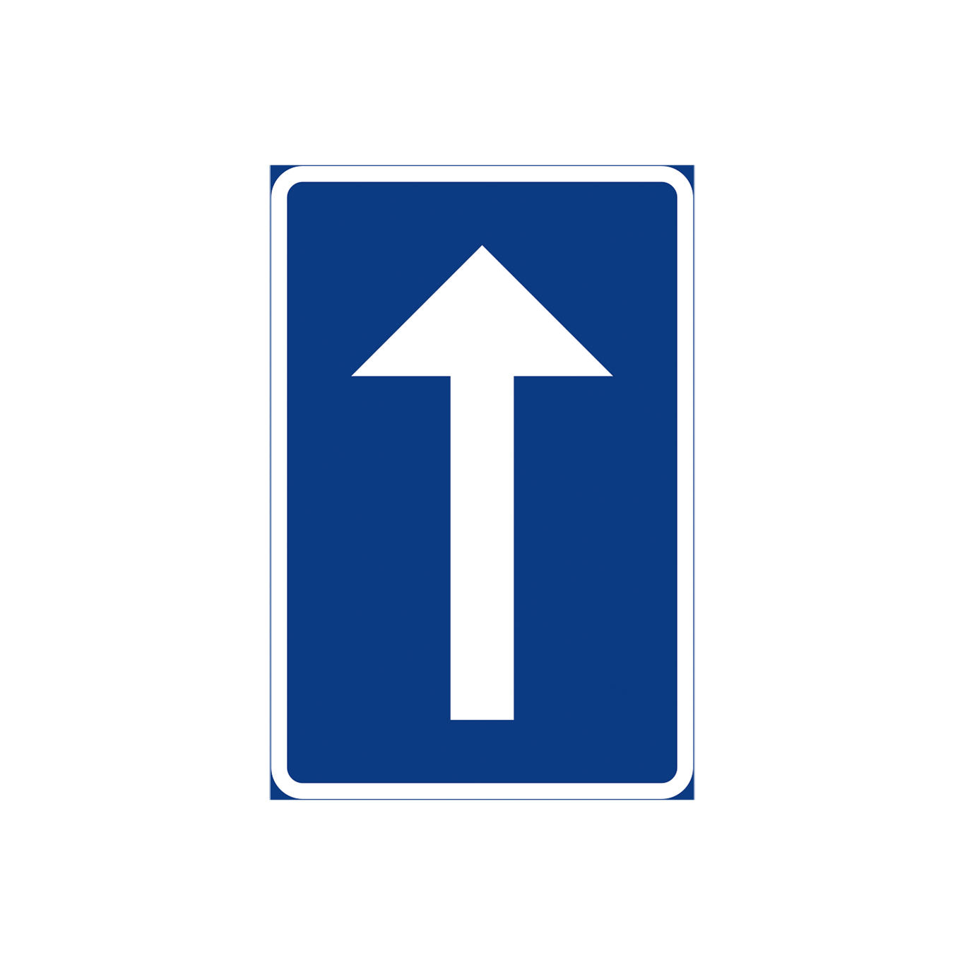 Enkelriktad trafik, rakt fram