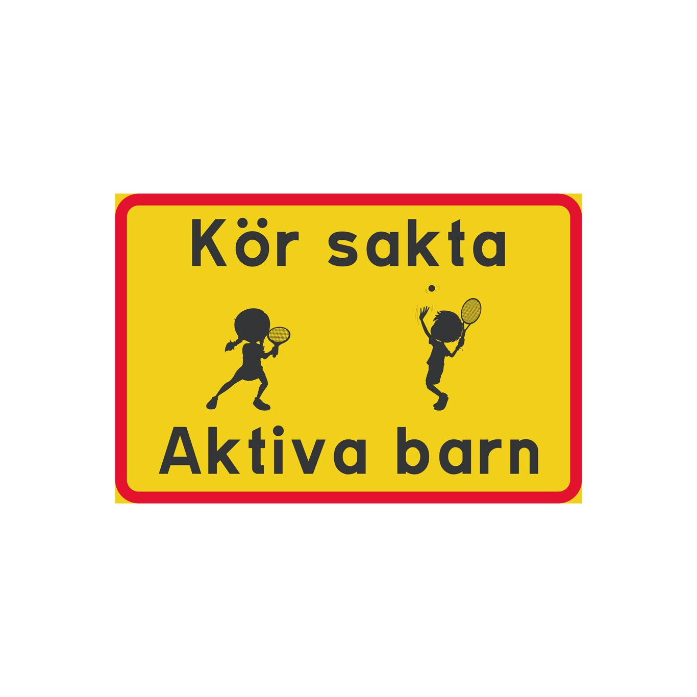 Lekande Barn skyltkit