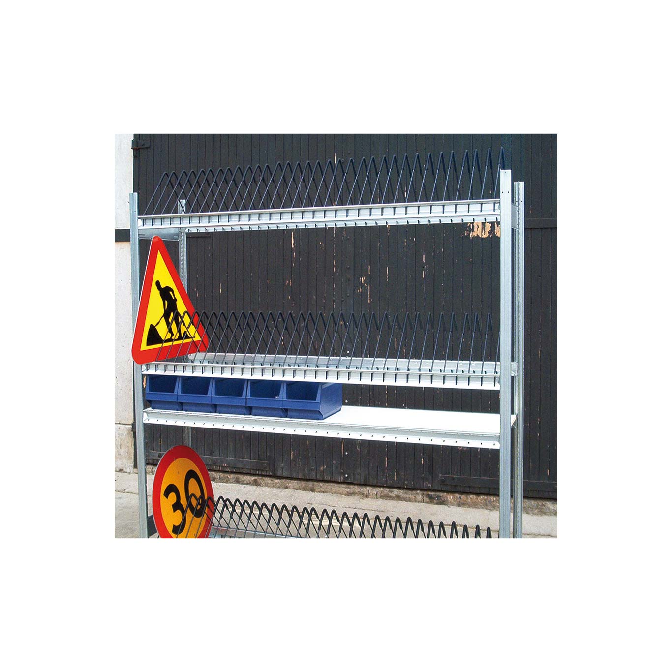 Skyltförvaringsställ "I stället" Start 1,5 m