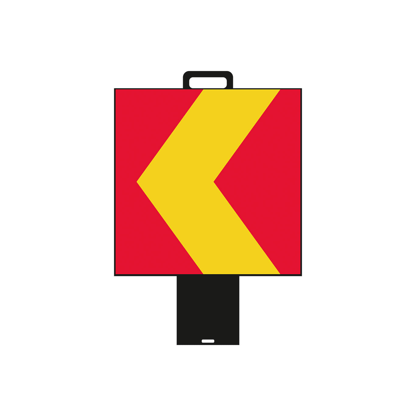 Plvm X1-1-röd 600x600 mm "Chevron" K3F