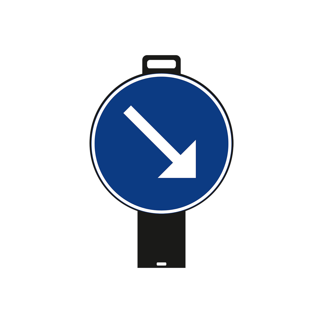 Plvm D2-1 Påbjuden körbana höger K3 N