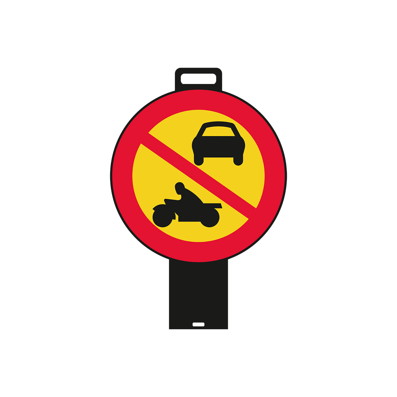 Plvm C3 Förbud mot trafik med motordrivet fordon Handtag