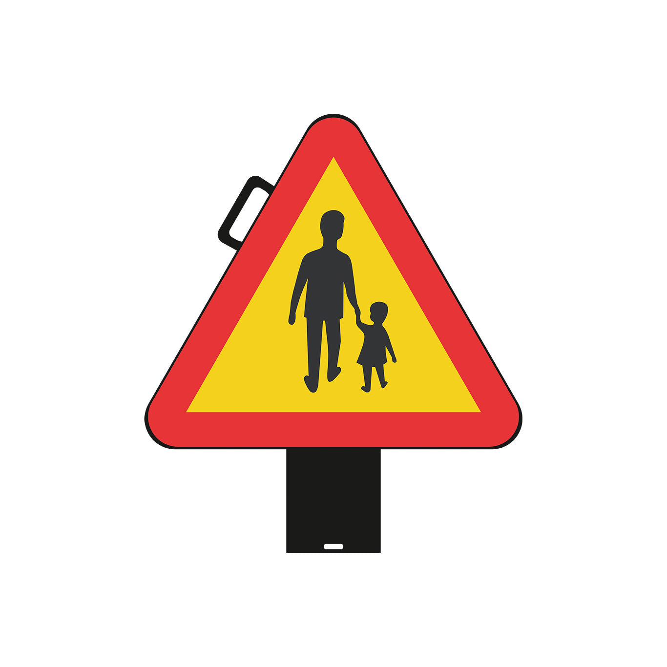 Plvm A14 Varning för gående K3 N