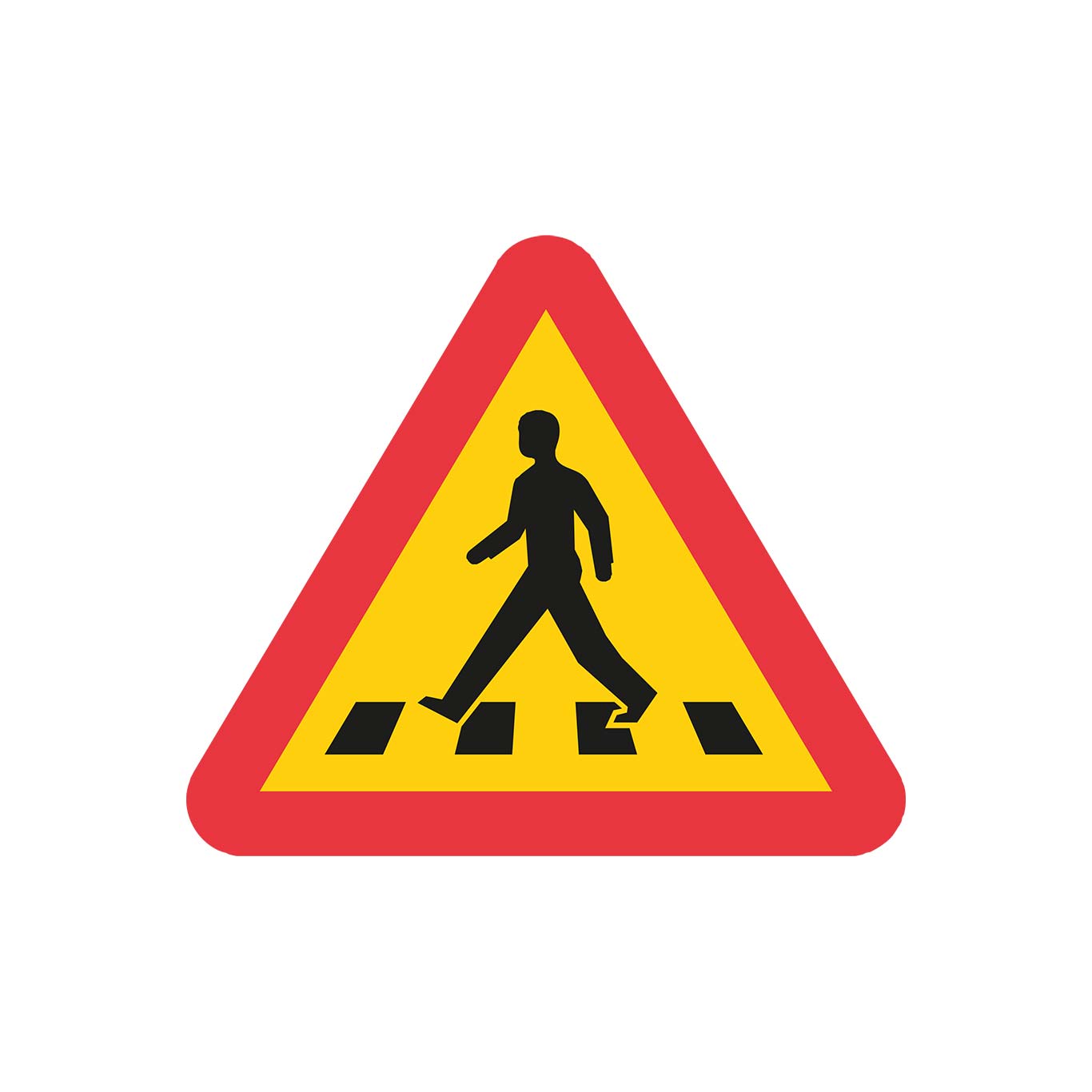 Plvm A13 Varning för övergångställe K3 N