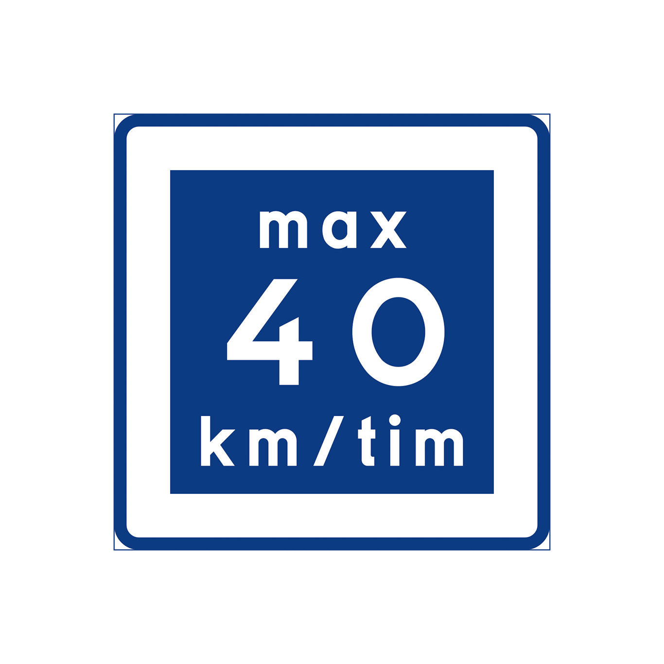 PLVM E11 Rekommenderad hastighet