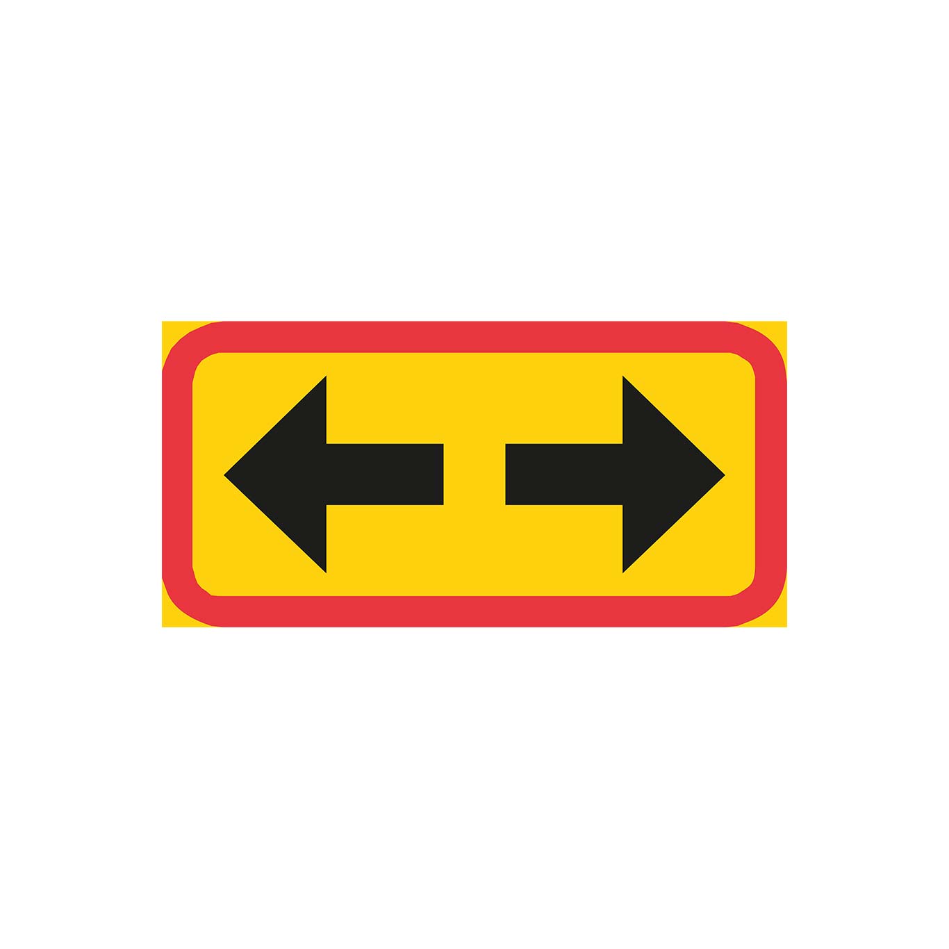 Plvm T11-6 Utsträckning dubbelpil gul/röd K3 N