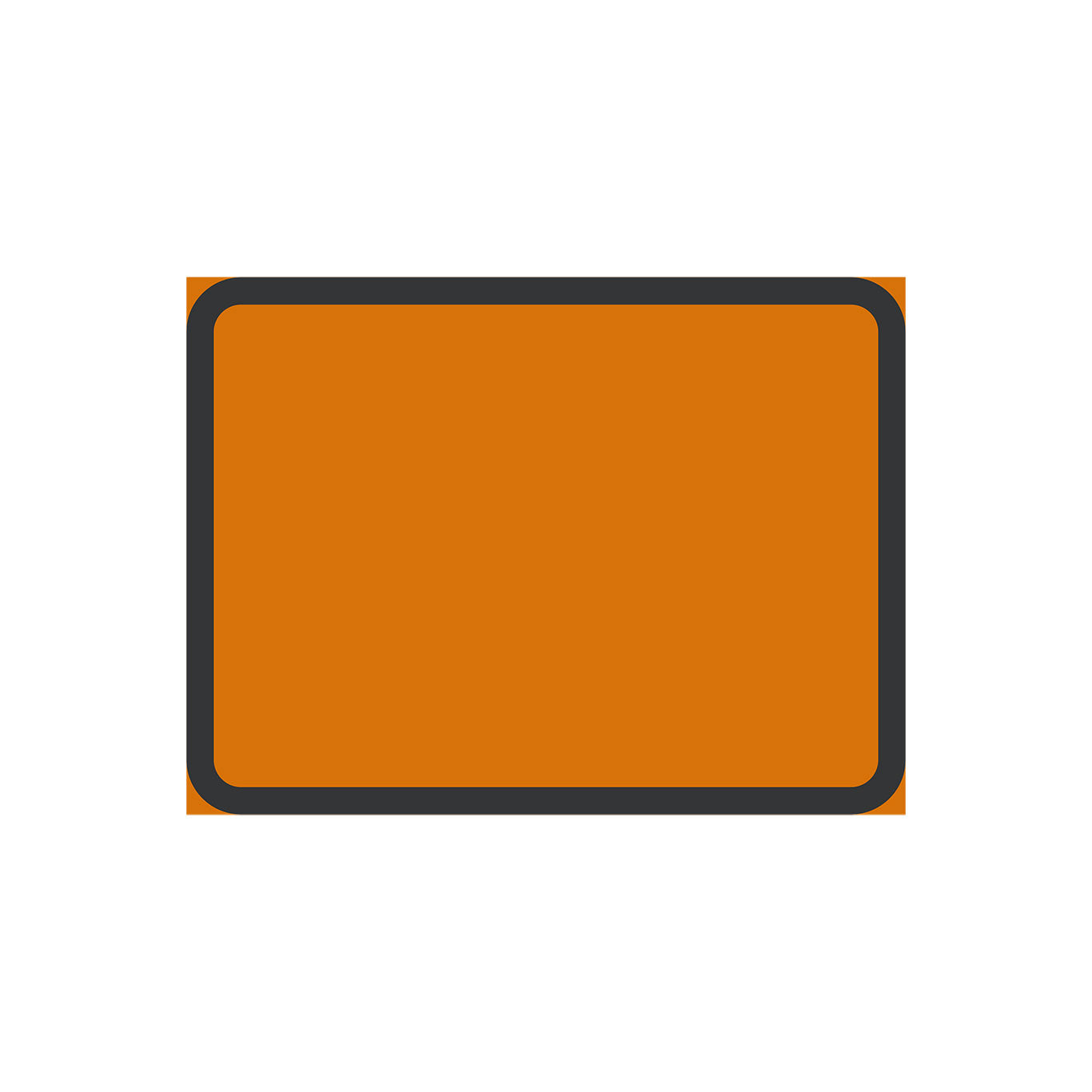 Plvm J2 400x300 mm orange/svart K3F