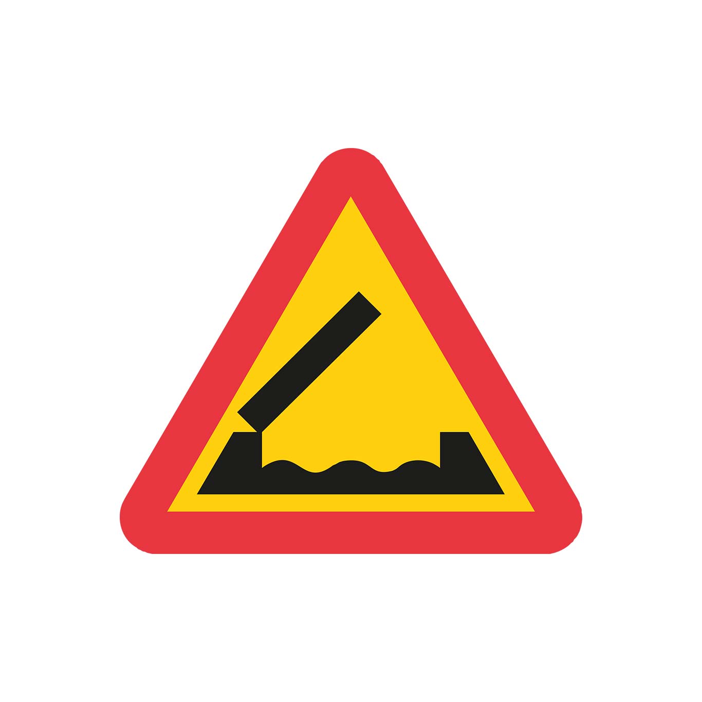 A6 Varning för bro