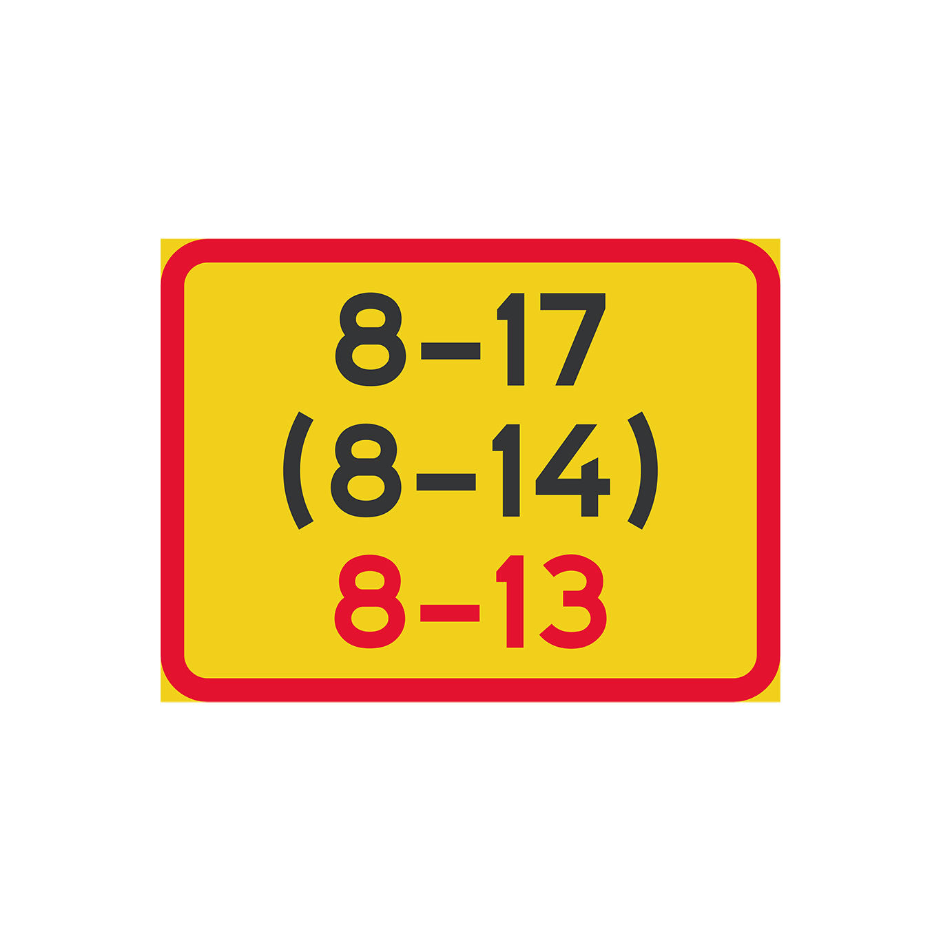 Tidsangivelse enkelradig g/r