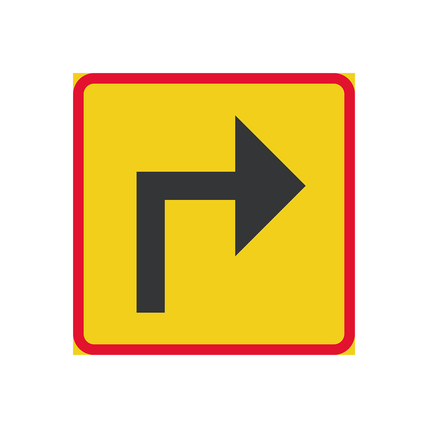 Plvm T12-1 Riktning höger gul/röd K3F N