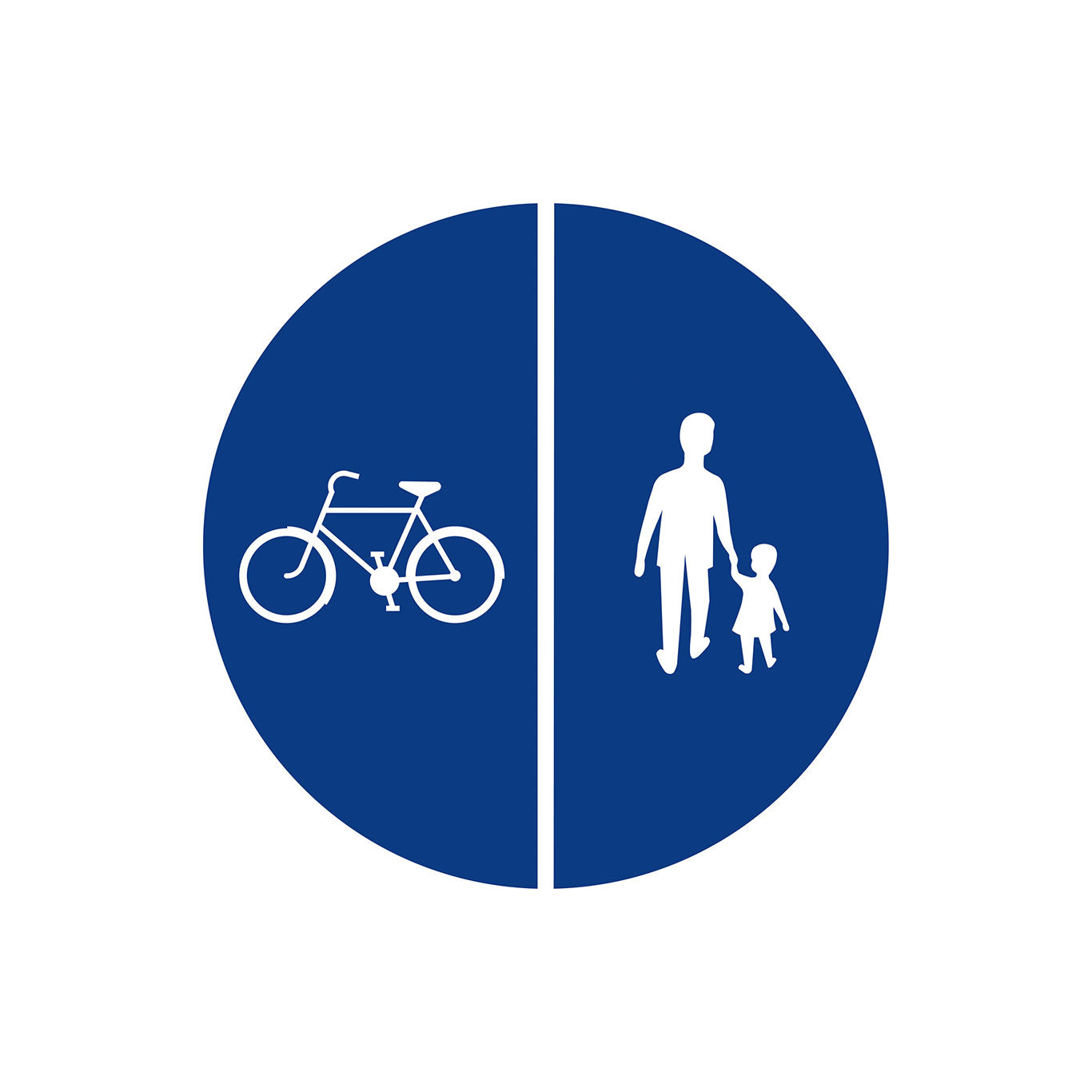 Påbjudna gång och cykelbanor, cykel H