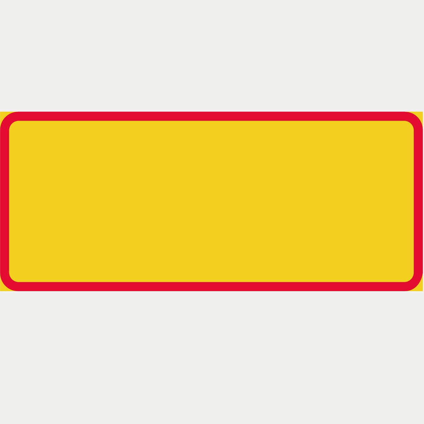 Tilläggstavla K3 400x200 mm inkl. text