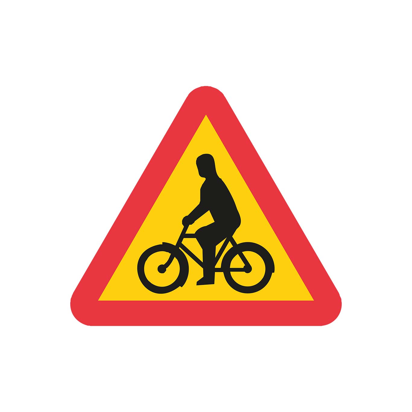 Plvm A16 Varning för cyklande & moped K3 N