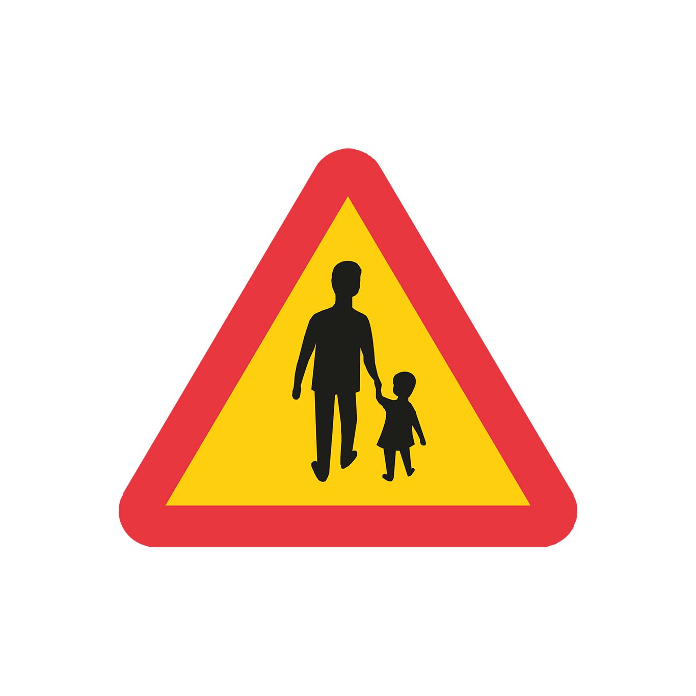 Plvm A14 Varning för gående K3 N