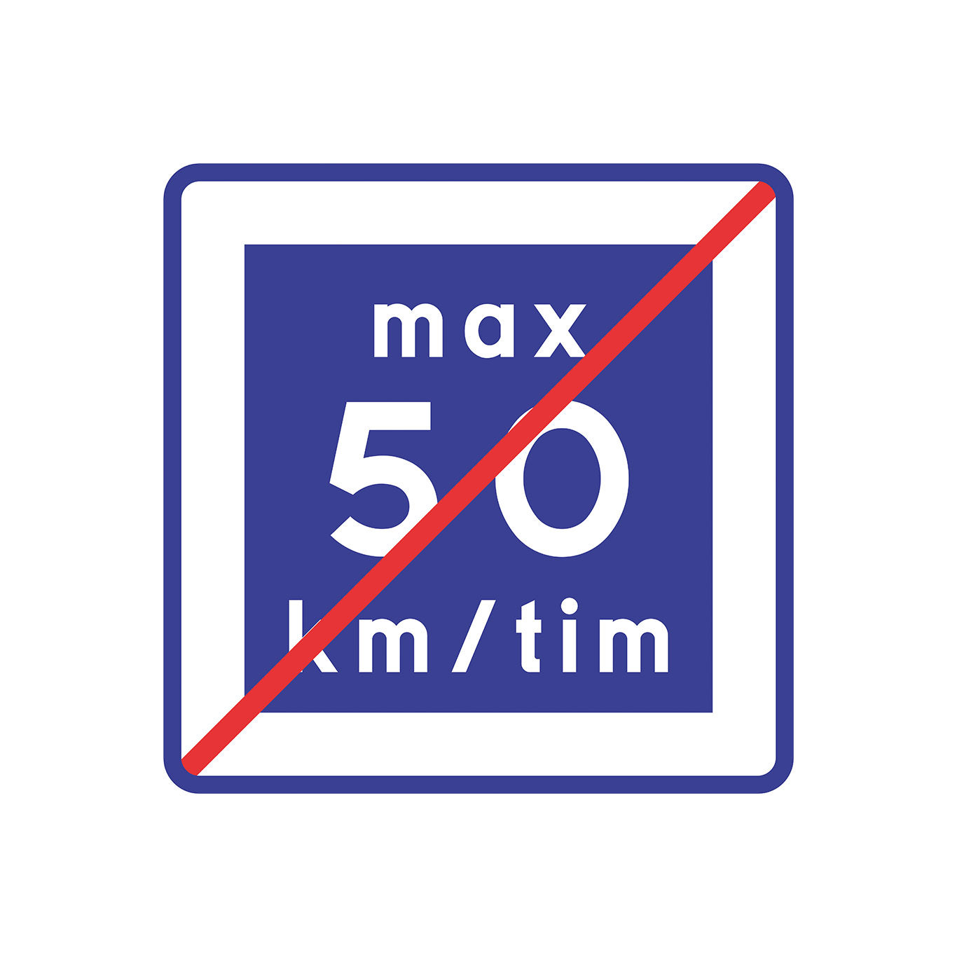 Rek hastighet upphör 30 km/h