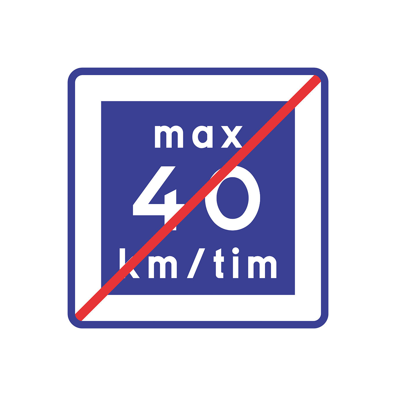 Rek hastighet upphör 30 km/h