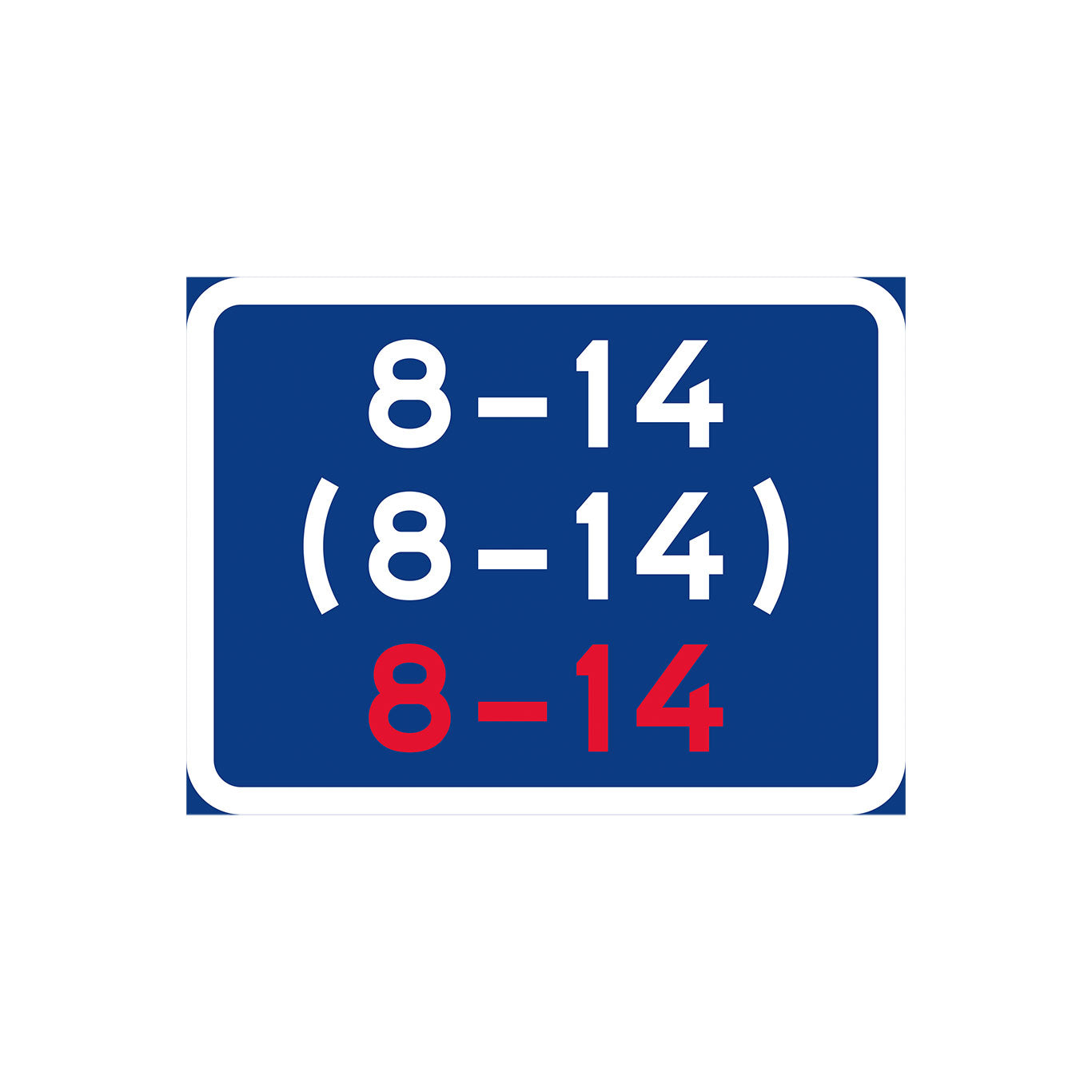 Tidsangivelse dubbelradig b/v