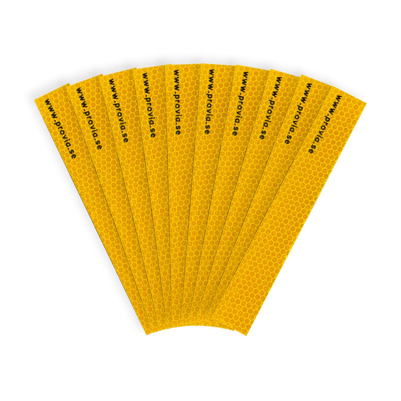 Reflexremsa gul K3 10-pack