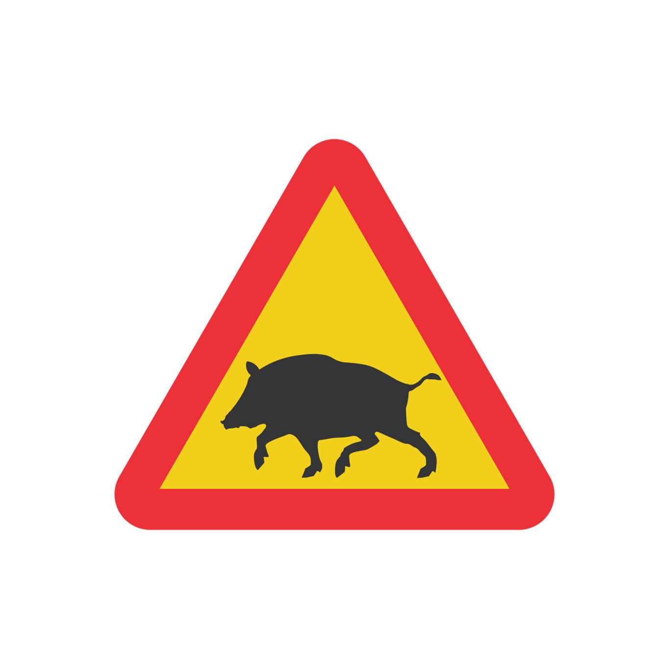 A19 Varning för djur, älg