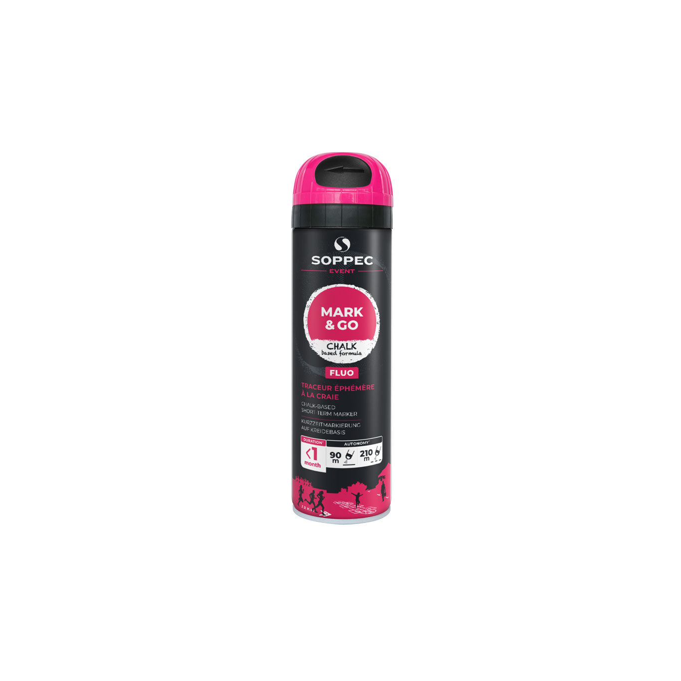 Märkfärg cerise krita fluorscerande 500 ml