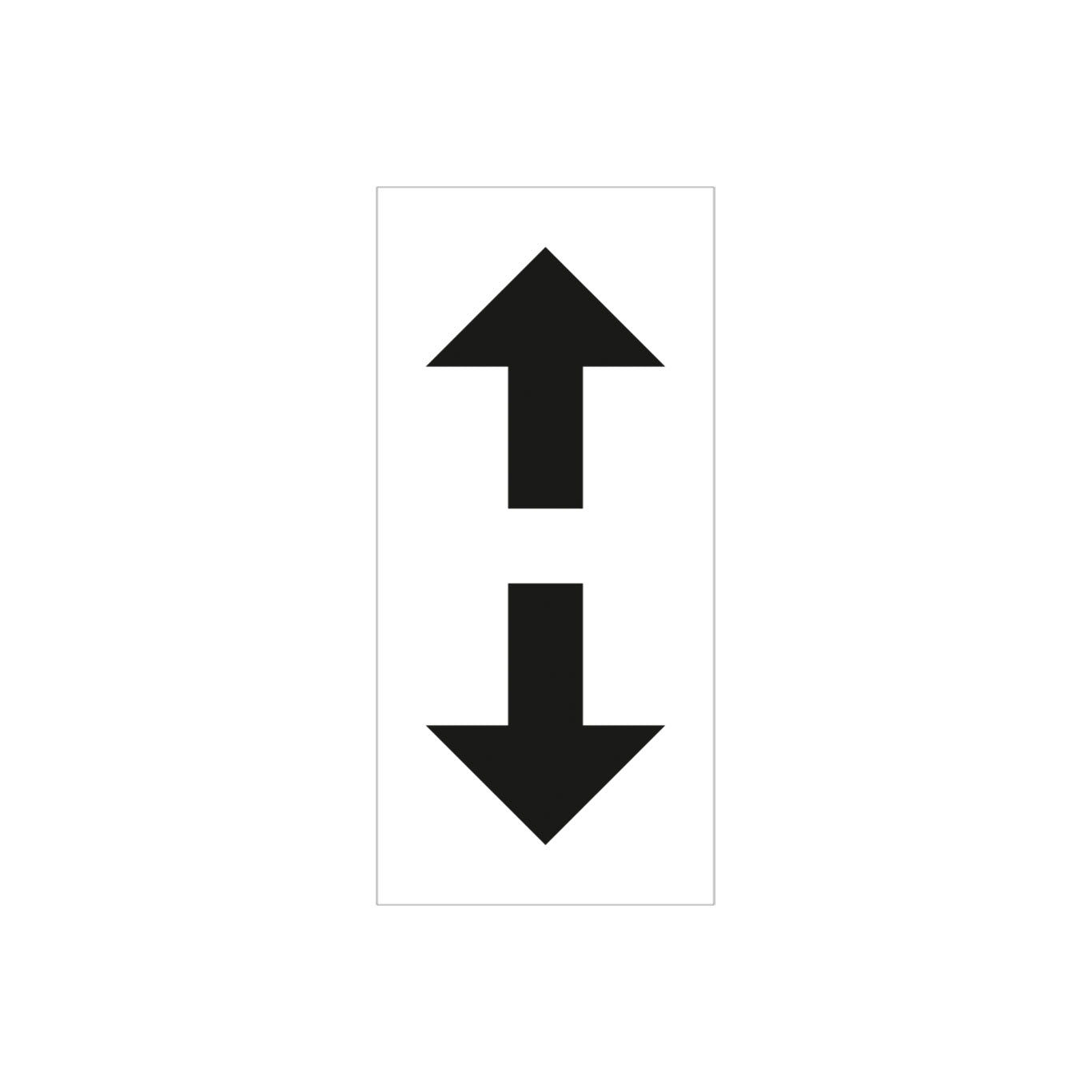 Utsträckningspilar, vit/svart & gul/svart
