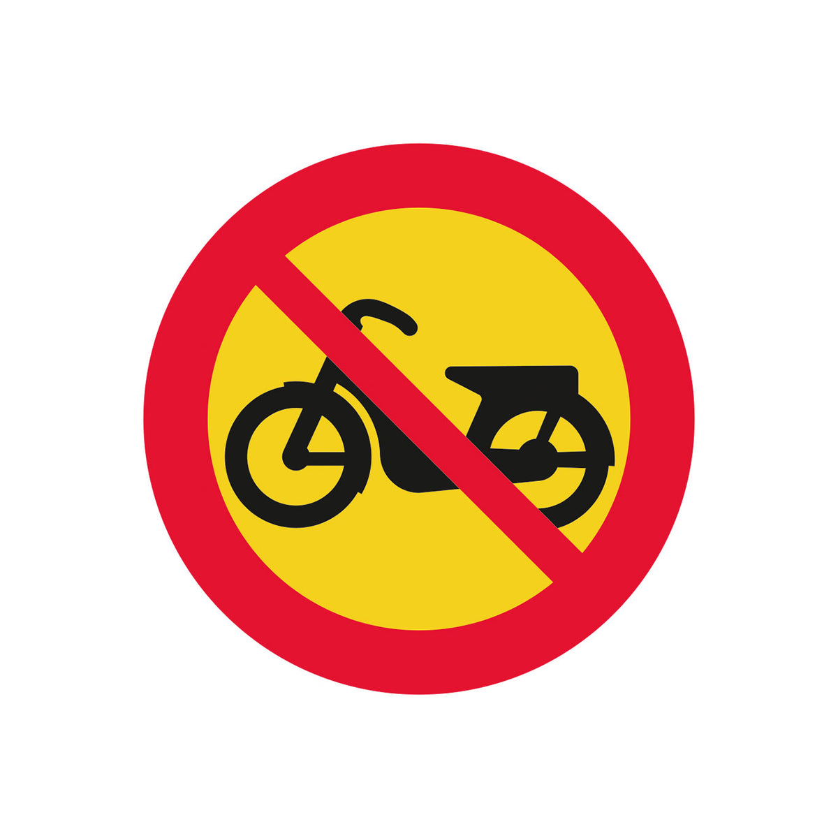 Förbud mot trafik, moped klass II