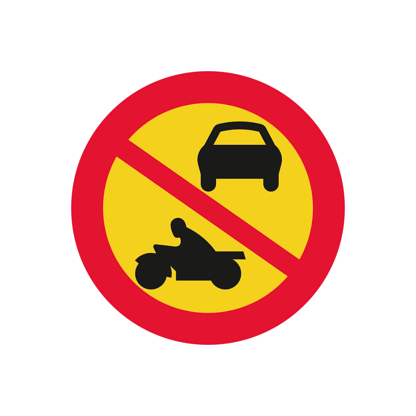C3 Förbud mot trefik med annat motordrivet fordon än moped klass II