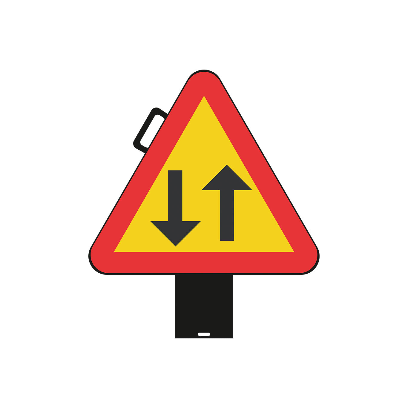 Plvm A25 Varning för mötande trafik K3 N Handtag