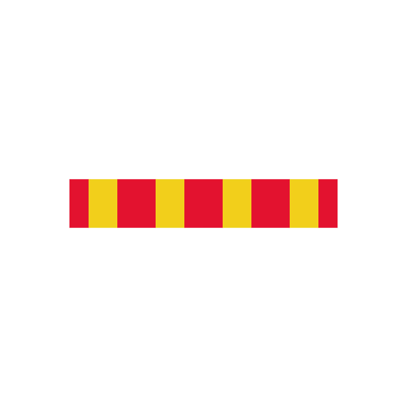 X2 Markeringsskärm för hinder röd/gul