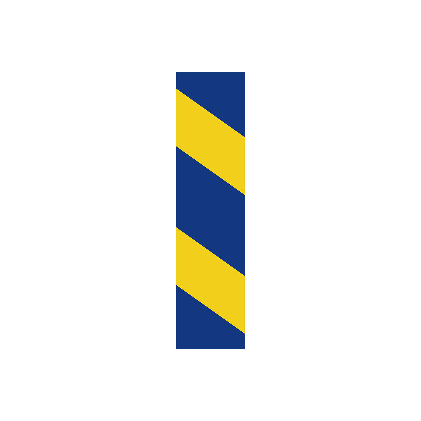 X3 Markeringsskärm för hinder blå/gul