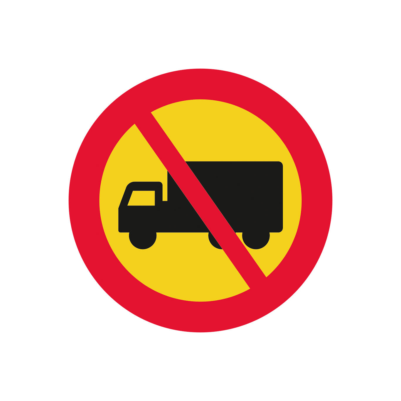 Plvm C7 Förbud mot trafik med tung lastbil K3 N