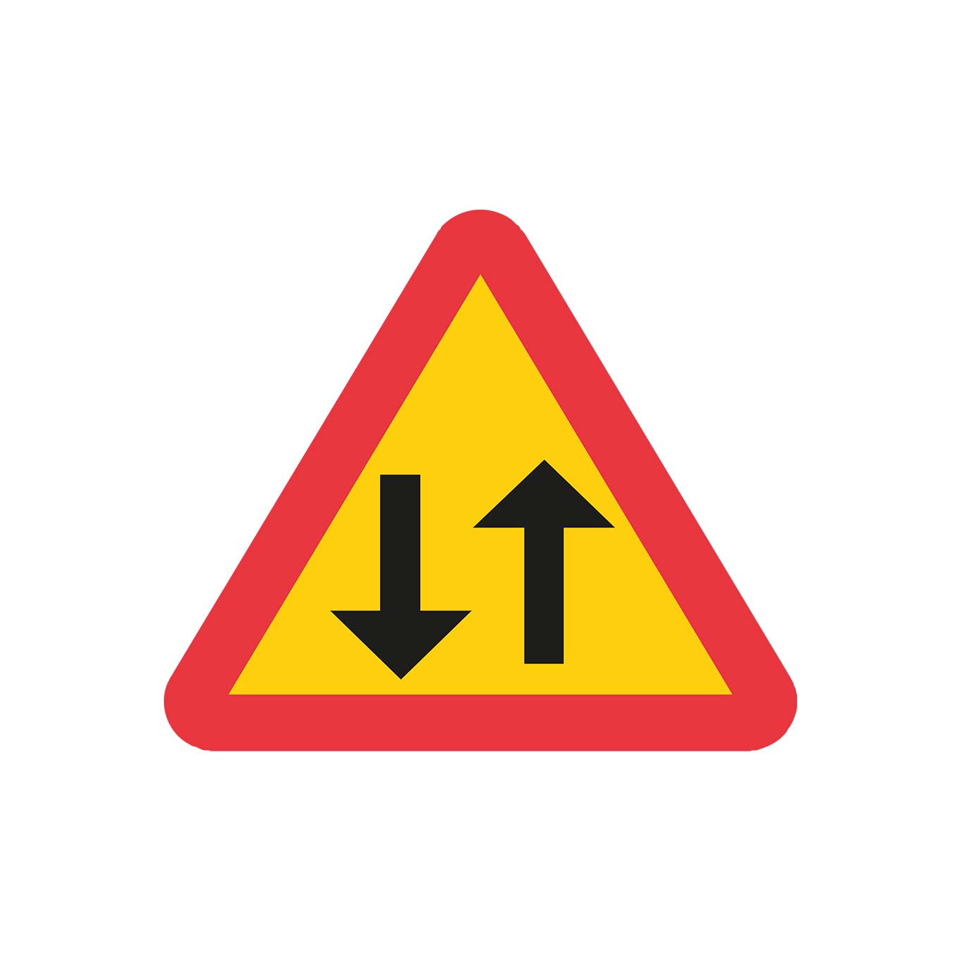 Plvm A25 Varning för mötande trafik K3 N