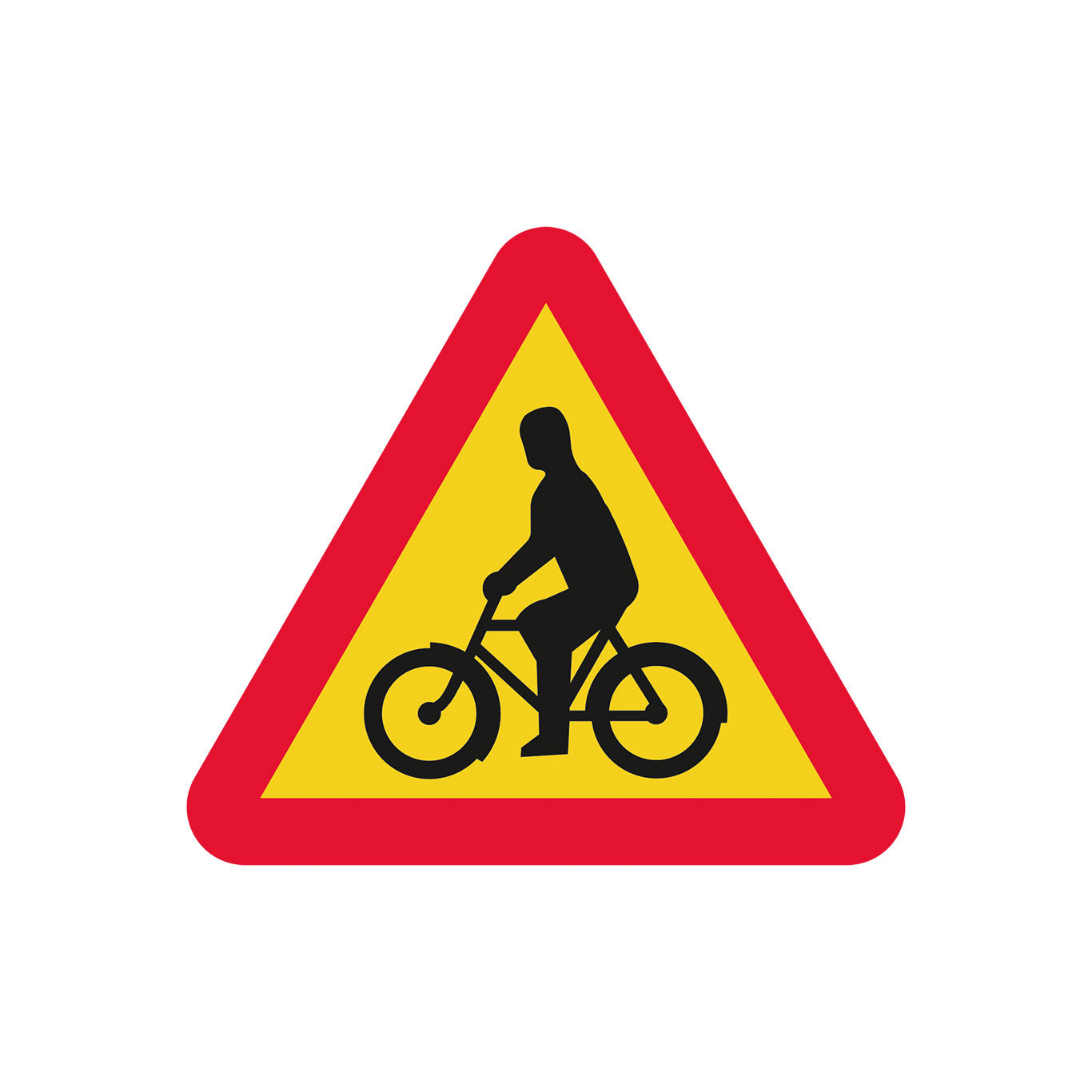 A16 Varning för cykel & moped  900 mm
