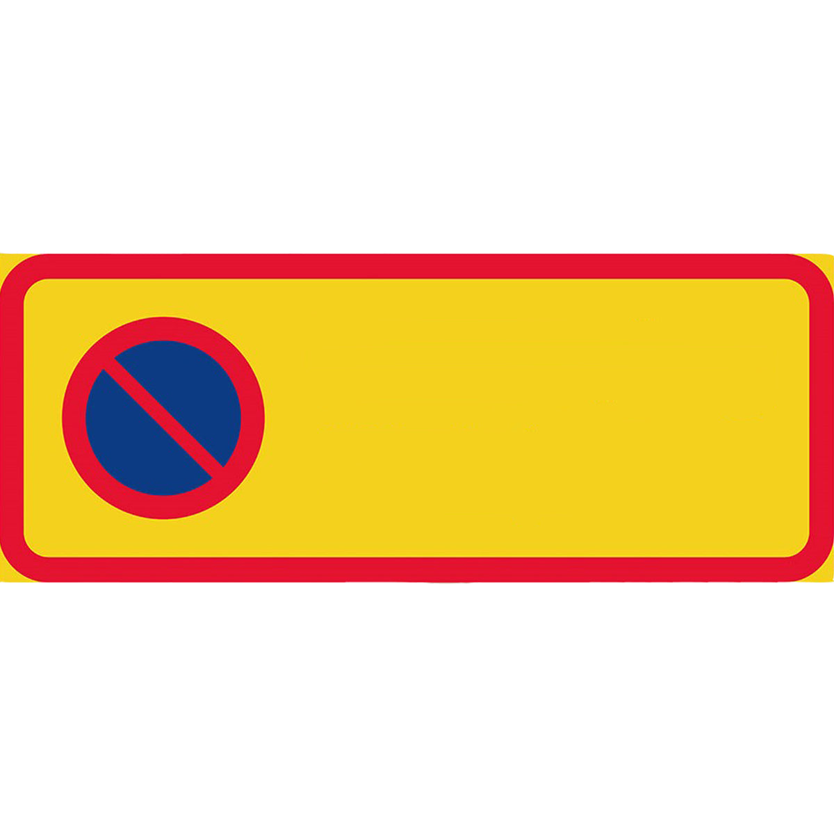 Tilläggstavla K3 500x200 mm inkl. text